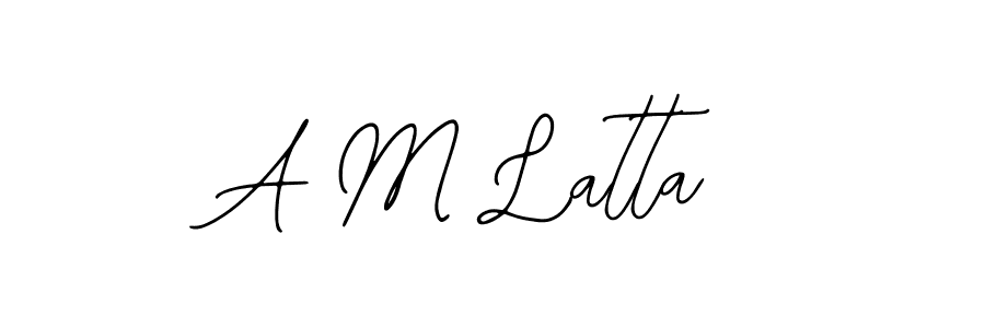 Make a beautiful signature design for name A M Latta. Use this online signature maker to create a handwritten signature for free. A M Latta signature style 12 images and pictures png