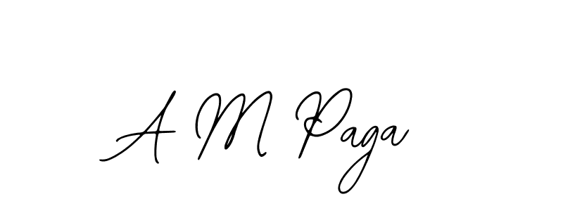 Make a beautiful signature design for name A M Paga. Use this online signature maker to create a handwritten signature for free. A M Paga signature style 12 images and pictures png