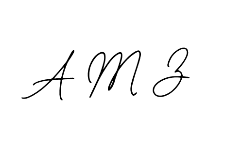 It looks lik you need a new signature style for name A M Z. Design unique handwritten (Bearetta-2O07w) signature with our free signature maker in just a few clicks. A M Z signature style 12 images and pictures png