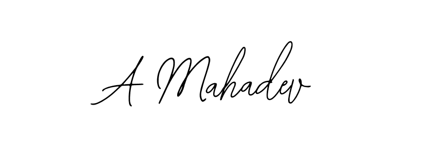 Similarly Bearetta-2O07w is the best handwritten signature design. Signature creator online .You can use it as an online autograph creator for name A Mahadev. A Mahadev signature style 12 images and pictures png