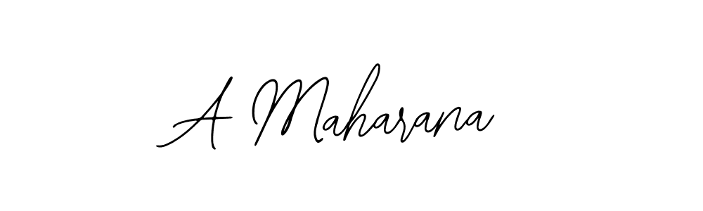 Also we have A Maharana name is the best signature style. Create professional handwritten signature collection using Bearetta-2O07w autograph style. A Maharana signature style 12 images and pictures png