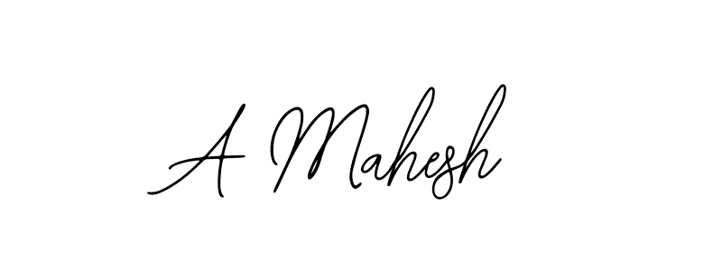 It looks lik you need a new signature style for name A Mahesh. Design unique handwritten (Bearetta-2O07w) signature with our free signature maker in just a few clicks. A Mahesh signature style 12 images and pictures png