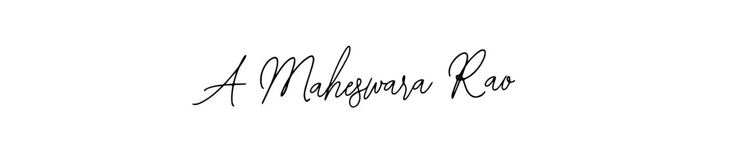 Also we have A Maheswara Rao name is the best signature style. Create professional handwritten signature collection using Bearetta-2O07w autograph style. A Maheswara Rao signature style 12 images and pictures png