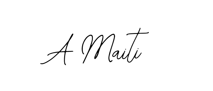 if you are searching for the best signature style for your name A Maiti. so please give up your signature search. here we have designed multiple signature styles  using Bearetta-2O07w. A Maiti signature style 12 images and pictures png