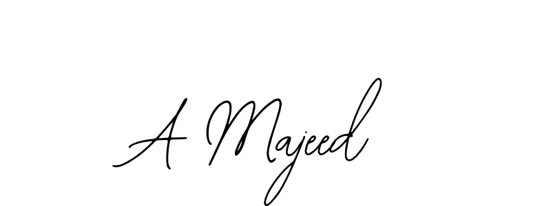 if you are searching for the best signature style for your name A Majeed. so please give up your signature search. here we have designed multiple signature styles  using Bearetta-2O07w. A Majeed signature style 12 images and pictures png