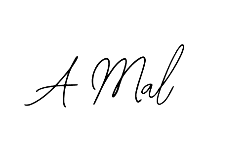 Use a signature maker to create a handwritten signature online. With this signature software, you can design (Bearetta-2O07w) your own signature for name A Mal. A Mal signature style 12 images and pictures png