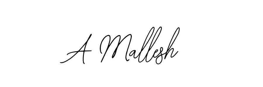 You should practise on your own different ways (Bearetta-2O07w) to write your name (A Mallesh) in signature. don't let someone else do it for you. A Mallesh signature style 12 images and pictures png