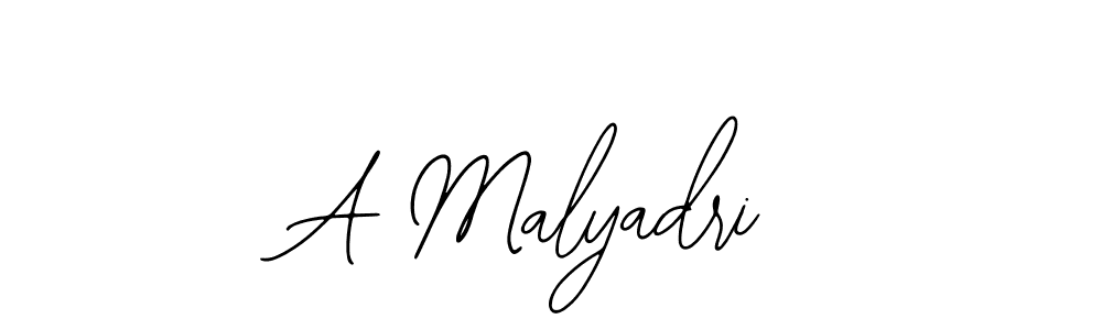 Best and Professional Signature Style for A Malyadri. Bearetta-2O07w Best Signature Style Collection. A Malyadri signature style 12 images and pictures png