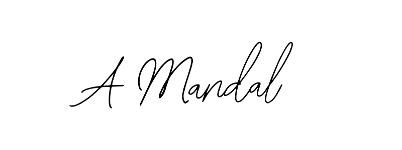 Create a beautiful signature design for name A Mandal. With this signature (Bearetta-2O07w) fonts, you can make a handwritten signature for free. A Mandal signature style 12 images and pictures png