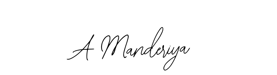 Once you've used our free online signature maker to create your best signature Bearetta-2O07w style, it's time to enjoy all of the benefits that A Manderiya name signing documents. A Manderiya signature style 12 images and pictures png