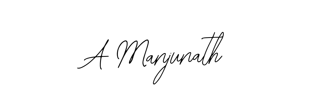 if you are searching for the best signature style for your name A Manjunath. so please give up your signature search. here we have designed multiple signature styles  using Bearetta-2O07w. A Manjunath signature style 12 images and pictures png