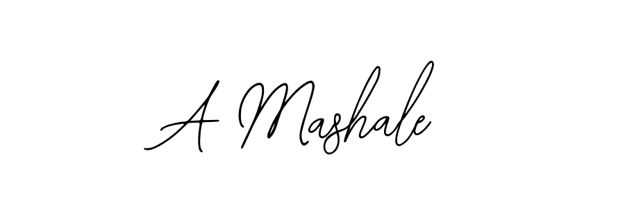 Design your own signature with our free online signature maker. With this signature software, you can create a handwritten (Bearetta-2O07w) signature for name A Mashale. A Mashale signature style 12 images and pictures png