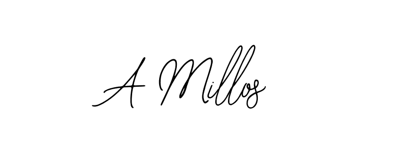 How to make A Millos signature? Bearetta-2O07w is a professional autograph style. Create handwritten signature for A Millos name. A Millos signature style 12 images and pictures png