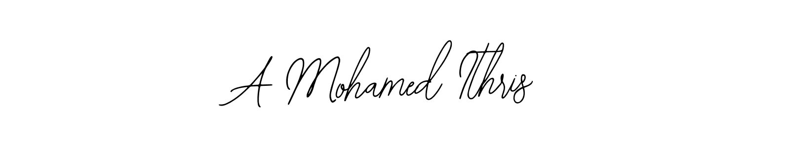 How to make A Mohamed Ithris signature? Bearetta-2O07w is a professional autograph style. Create handwritten signature for A Mohamed Ithris name. A Mohamed Ithris signature style 12 images and pictures png