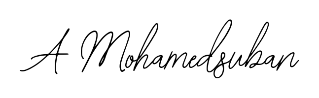 The Bearetta-2O07w signature style provides a bold statement for name A Mohamedsuban. Designed for business owners, executives, and leaders. A Mohamedsuban signature style 12 images and pictures png