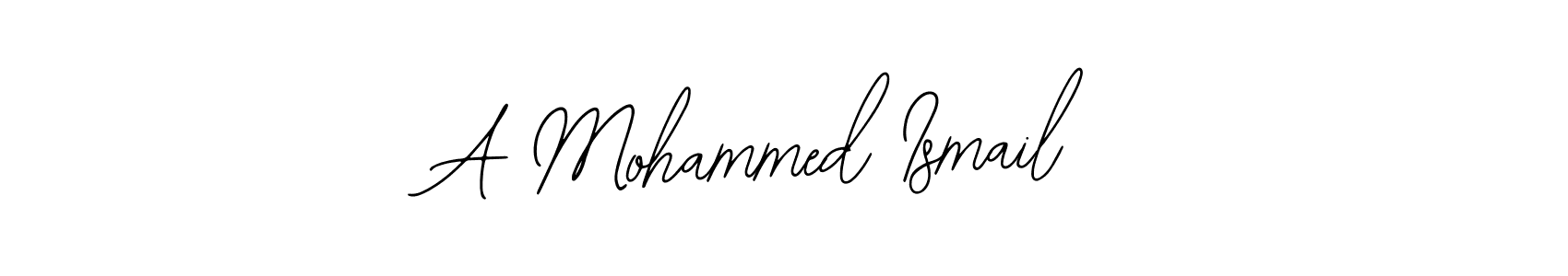 Design your own signature with our free online signature maker. With this signature software, you can create a handwritten (Bearetta-2O07w) signature for name A Mohammed Ismail. A Mohammed Ismail signature style 12 images and pictures png