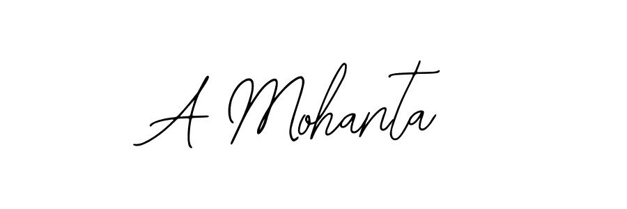 Also You can easily find your signature by using the search form. We will create A Mohanta name handwritten signature images for you free of cost using Bearetta-2O07w sign style. A Mohanta signature style 12 images and pictures png