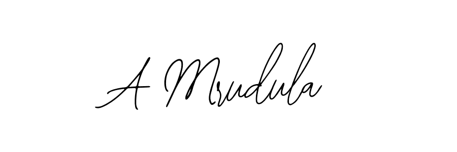 Best and Professional Signature Style for A Mrudula. Bearetta-2O07w Best Signature Style Collection. A Mrudula signature style 12 images and pictures png