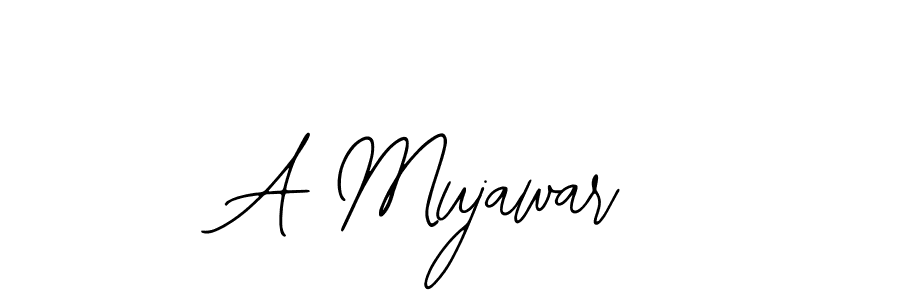 You should practise on your own different ways (Bearetta-2O07w) to write your name (A Mujawar) in signature. don't let someone else do it for you. A Mujawar signature style 12 images and pictures png