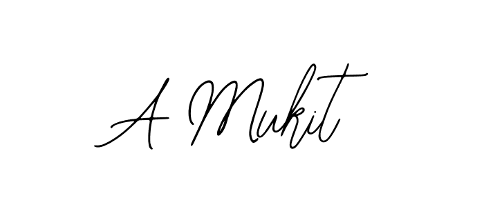 A Mukit stylish signature style. Best Handwritten Sign (Bearetta-2O07w) for my name. Handwritten Signature Collection Ideas for my name A Mukit. A Mukit signature style 12 images and pictures png