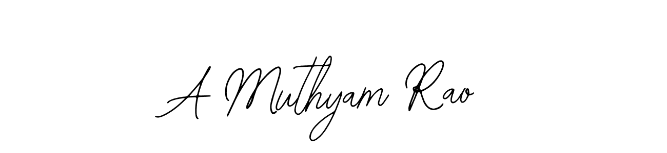 How to Draw A Muthyam Rao signature style? Bearetta-2O07w is a latest design signature styles for name A Muthyam Rao. A Muthyam Rao signature style 12 images and pictures png