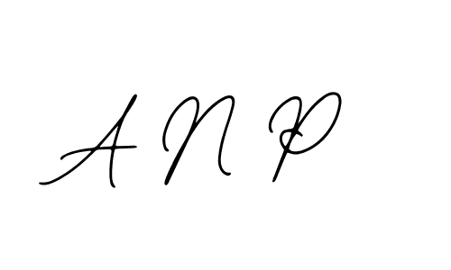 Make a beautiful signature design for name A N P. With this signature (Bearetta-2O07w) style, you can create a handwritten signature for free. A N P signature style 12 images and pictures png