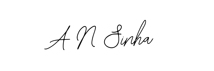 Also we have A N Sinha name is the best signature style. Create professional handwritten signature collection using Bearetta-2O07w autograph style. A N Sinha signature style 12 images and pictures png