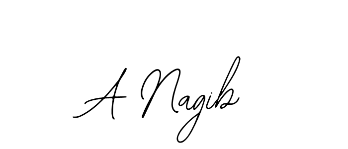 if you are searching for the best signature style for your name A Nagib. so please give up your signature search. here we have designed multiple signature styles  using Bearetta-2O07w. A Nagib signature style 12 images and pictures png