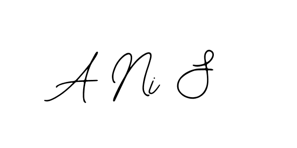 How to make A Ni S name signature. Use Bearetta-2O07w style for creating short signs online. This is the latest handwritten sign. A Ni S signature style 12 images and pictures png