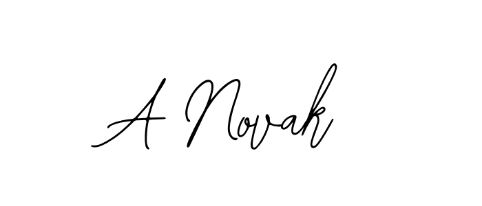 Create a beautiful signature design for name A Novak. With this signature (Bearetta-2O07w) fonts, you can make a handwritten signature for free. A Novak signature style 12 images and pictures png