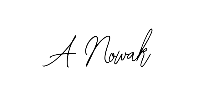 How to make A Nowak signature? Bearetta-2O07w is a professional autograph style. Create handwritten signature for A Nowak name. A Nowak signature style 12 images and pictures png