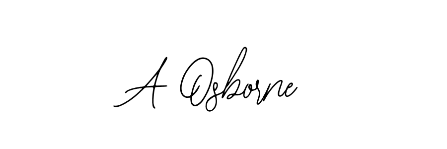 The best way (Bearetta-2O07w) to make a short signature is to pick only two or three words in your name. The name A Osborne include a total of six letters. For converting this name. A Osborne signature style 12 images and pictures png