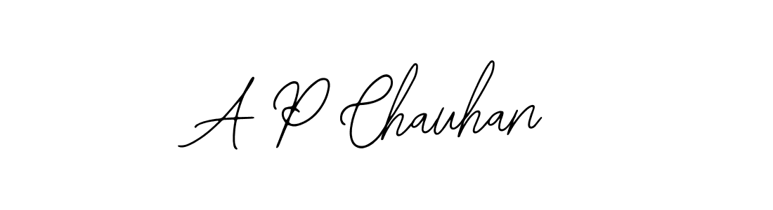 Design your own signature with our free online signature maker. With this signature software, you can create a handwritten (Bearetta-2O07w) signature for name A P Chauhan. A P Chauhan signature style 12 images and pictures png