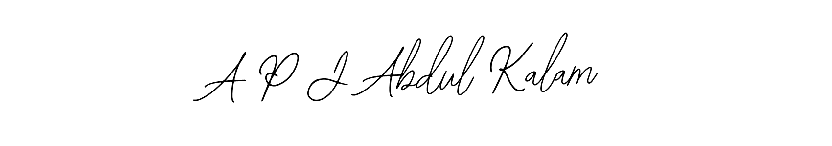 Use a signature maker to create a handwritten signature online. With this signature software, you can design (Bearetta-2O07w) your own signature for name A P J Abdul Kalam. A P J Abdul Kalam signature style 12 images and pictures png