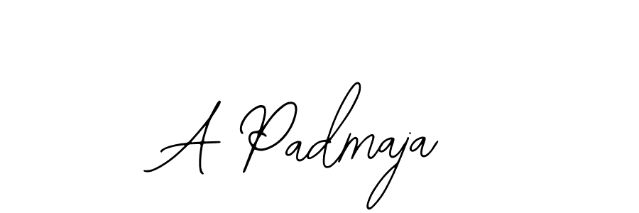 The best way (Bearetta-2O07w) to make a short signature is to pick only two or three words in your name. The name A Padmaja include a total of six letters. For converting this name. A Padmaja signature style 12 images and pictures png