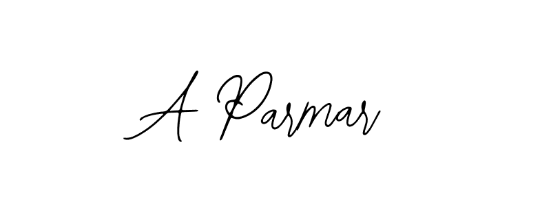 It looks lik you need a new signature style for name A Parmar. Design unique handwritten (Bearetta-2O07w) signature with our free signature maker in just a few clicks. A Parmar signature style 12 images and pictures png