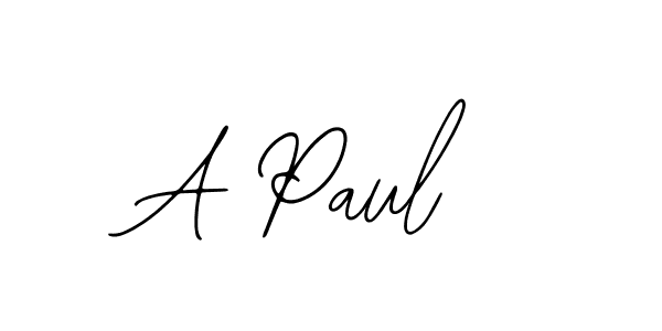 It looks lik you need a new signature style for name A Paul. Design unique handwritten (Bearetta-2O07w) signature with our free signature maker in just a few clicks. A Paul signature style 12 images and pictures png