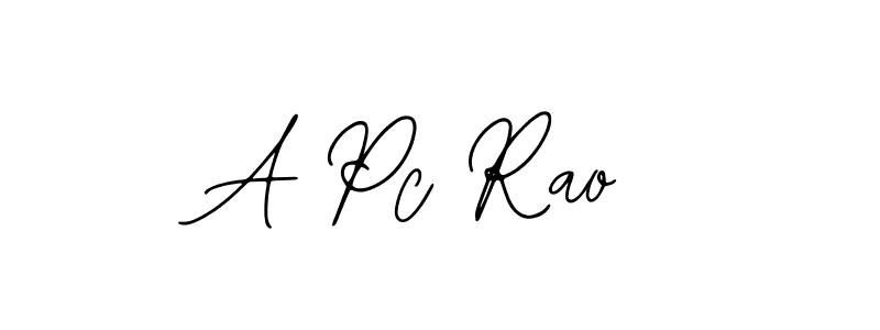 How to Draw A Pc Rao signature style? Bearetta-2O07w is a latest design signature styles for name A Pc Rao. A Pc Rao signature style 12 images and pictures png