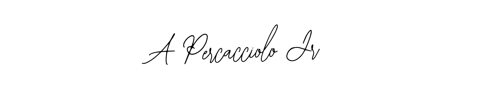 Bearetta-2O07w is a professional signature style that is perfect for those who want to add a touch of class to their signature. It is also a great choice for those who want to make their signature more unique. Get A Percacciolo Jr name to fancy signature for free. A Percacciolo Jr signature style 12 images and pictures png