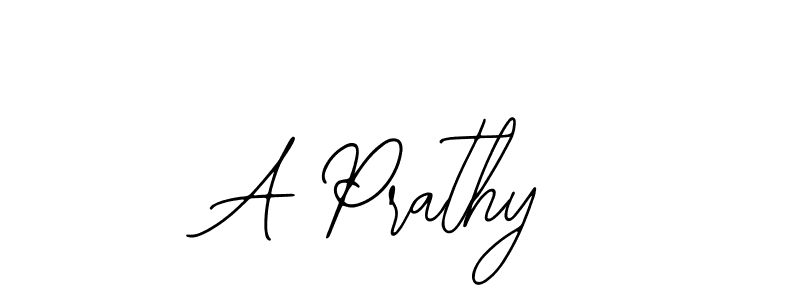 Use a signature maker to create a handwritten signature online. With this signature software, you can design (Bearetta-2O07w) your own signature for name A Prathy. A Prathy signature style 12 images and pictures png