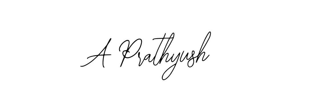 The best way (Bearetta-2O07w) to make a short signature is to pick only two or three words in your name. The name A Prathyush include a total of six letters. For converting this name. A Prathyush signature style 12 images and pictures png