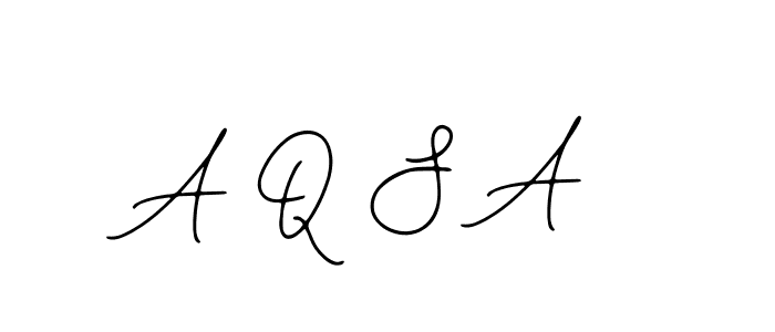 Create a beautiful signature design for name A Q S A. With this signature (Bearetta-2O07w) fonts, you can make a handwritten signature for free. A Q S A signature style 12 images and pictures png