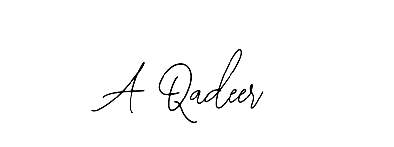 Here are the top 10 professional signature styles for the name A Qadeer. These are the best autograph styles you can use for your name. A Qadeer signature style 12 images and pictures png