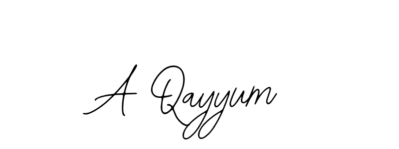 You should practise on your own different ways (Bearetta-2O07w) to write your name (A Qayyum) in signature. don't let someone else do it for you. A Qayyum signature style 12 images and pictures png