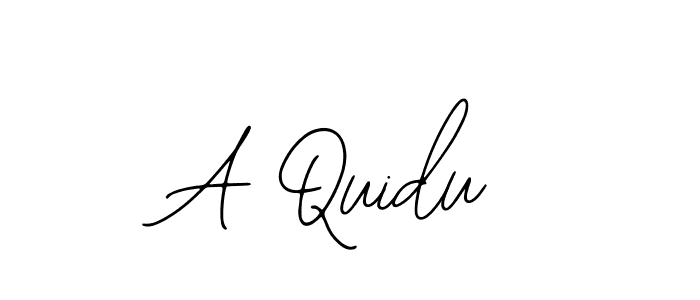 Create a beautiful signature design for name A Quidu. With this signature (Bearetta-2O07w) fonts, you can make a handwritten signature for free. A Quidu signature style 12 images and pictures png