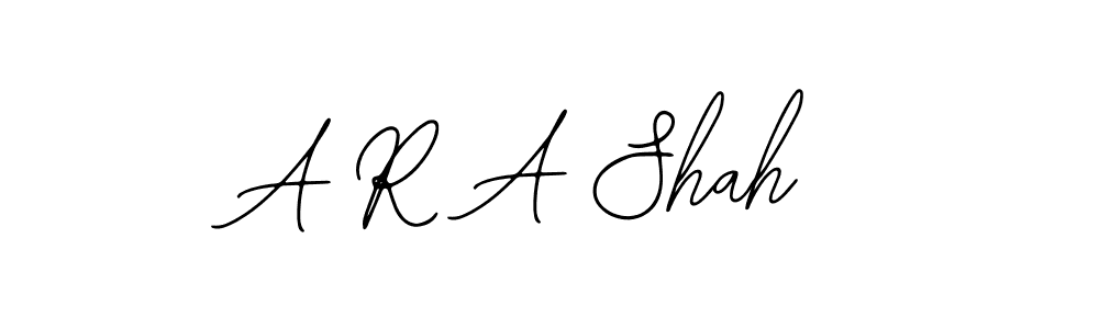 The best way (Bearetta-2O07w) to make a short signature is to pick only two or three words in your name. The name A R A Shah include a total of six letters. For converting this name. A R A Shah signature style 12 images and pictures png