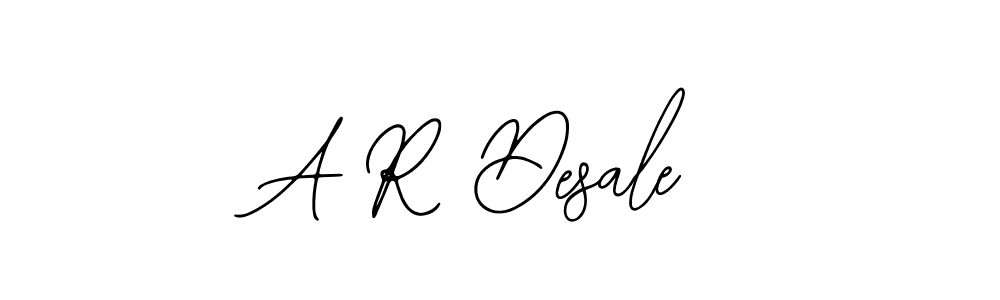 Make a beautiful signature design for name A R Desale. With this signature (Bearetta-2O07w) style, you can create a handwritten signature for free. A R Desale signature style 12 images and pictures png