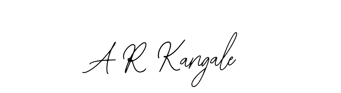 Also You can easily find your signature by using the search form. We will create A R Kangale name handwritten signature images for you free of cost using Bearetta-2O07w sign style. A R Kangale signature style 12 images and pictures png