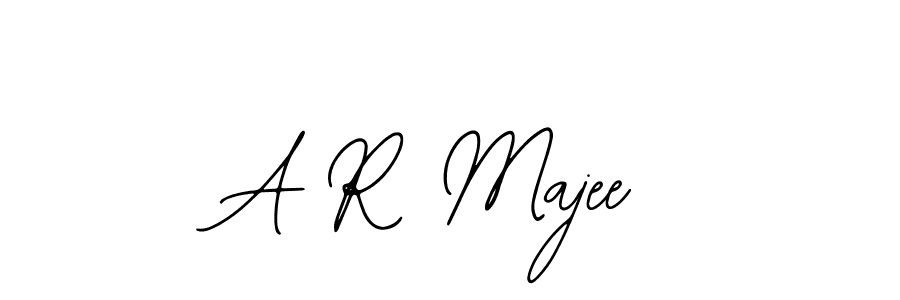 You should practise on your own different ways (Bearetta-2O07w) to write your name (A R Majee) in signature. don't let someone else do it for you. A R Majee signature style 12 images and pictures png
