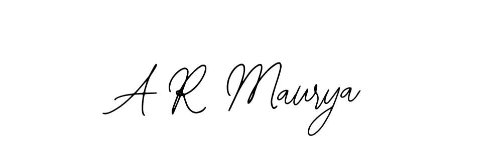 Make a beautiful signature design for name A R Maurya. With this signature (Bearetta-2O07w) style, you can create a handwritten signature for free. A R Maurya signature style 12 images and pictures png